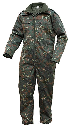 Brandit Panzerkombi Einteiler Winter-Overall - incl. herausnehmbarem Thermo-Unterziehkombi, Gr.3XL, fleckarn