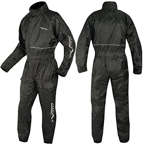 A-Pro Motorcycle Motorbike Waterproof Rain Suit Over One 1 pc Trousers Jacket 3XL