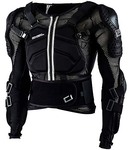 O'NEAL | Protektoren-Jacke | Kinder | Motocross Enduro | Verstellbare Stretchbänder, Hochschlagfestes IPX®-Material, Mesh-Paneele zur Kühlung | Underdog Protector Jacke Youth | Schwarz | Größe L