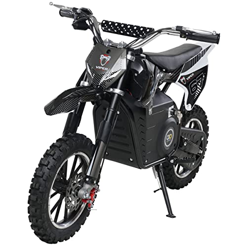 Actionbikes Motors Kinder Mini Elektro Crossbike Viper 𝟭𝟬𝟬𝟬 Watt | 36 Volt - 25 Km/h - Scheibenbremsen - 3 Geschwindigkeitsstufen - Pocket Bike - Motorrad - Motocross - Dirtbike - Enduro (Schwarz)