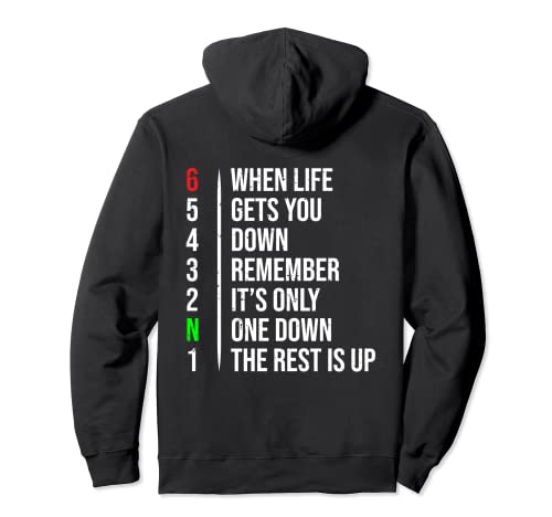 Motorbike Motorcycle Gears When Life Gets You Down Pullover Hoodie