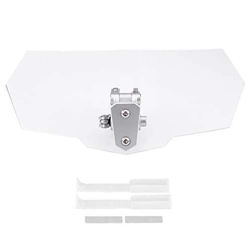 Motorrad Windabweiser, Qiilu Windschild aufsatz motorrad 27x12x4.4cm windschild motorrad Universal