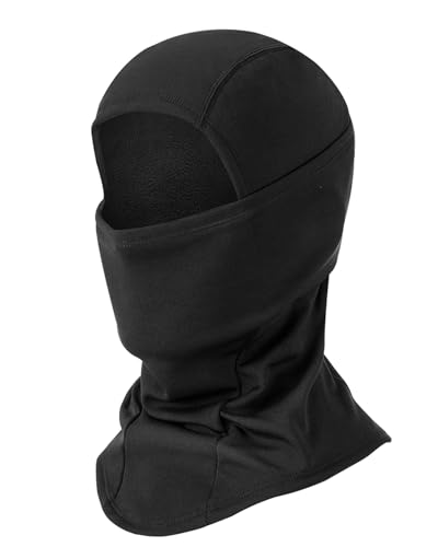 BAONUOR Gesichtshaube | Balaclava Winter Sturmhaube Fahrrad Motorrad Ski Schlauchtuch für Damen & Herren, schwarz