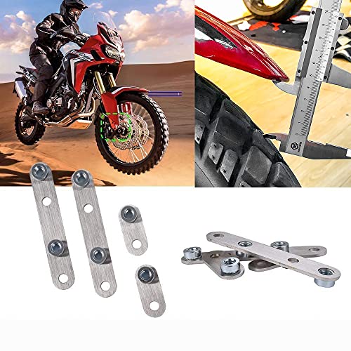 Lorababer CRF1000L Kotflügel Riser Rising Kit aus Edelstahl hebt den Kotflügel um 15 mm für H-o-n-d-a CRF 1000L CRF 1000L Afrika Twin Motorradzubehör 2016-2021 CRF1100L 2021-2024