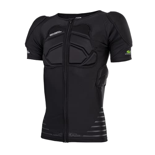 O'NEAL | Protektoren-Jacke | Motocross Enduro Motorrad | Elastisch leichte Protektorenjacke, aus Polyurethan-Schaum, Mesh-Einsatz | STV Short Sleeve Protector Shirt | Erwachsene | Schwarz | Größe L