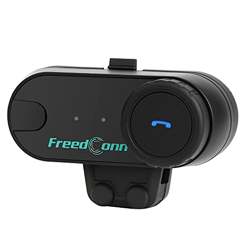 OBEST Motorrad Helm Intercom Headset, Motorrad Gegensprechanlage Bluetooth 5.0 für 2 Personen, 800M Intercom Motorradhelm Kommunikationssystem mit FM-Radio, Musikfreigabe, Freisprechanrufe (1 Stück)