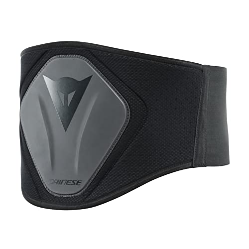 Dainese - Lumbart Belt High, Unisex Motorrad Lendengurt, Lendenwirbelstütze für Erwachsene, Halbsteife Hohe Struktur, Verstellbarer Lendengurt, Komfortabel, Schwarz