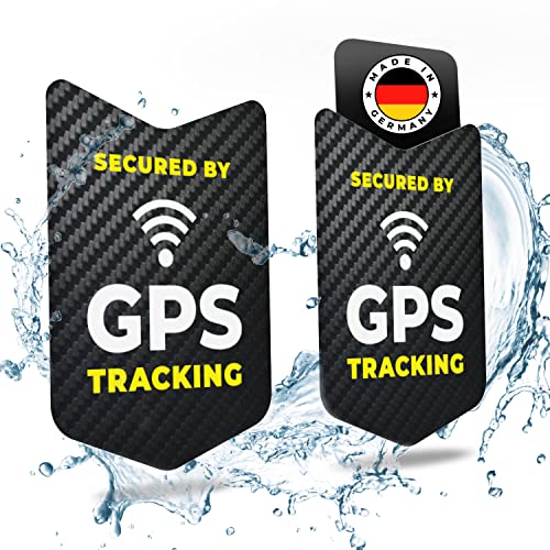 tagplus® Premium GPS Tracker Fahrrad Aufkleber [2 STK.] mit bombenfester Klebekraft für maximalen Diebstahlschutz inkl. Anleitung I Aufkleber Fahrrad wetterbeständig & klimaneutral Made in Germany