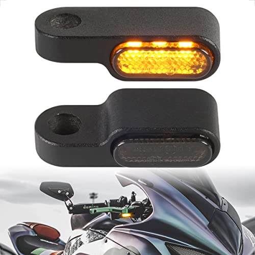 evermotor 3 LED Universal 12V 2 Stück E24 Mini Motorrad LED Blinker Aluminiumlegierung im Feinguss IP67 Wasserdicht E geprüft