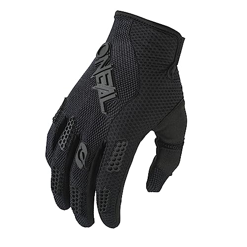 O'NEAL | Fahrrad- & Motocross-Handschuhe | MX MTB FR Downhill | Passform, Luftdurchlässiges Material | Element Glove RACEWEAR V.24 | Erwachsene | Schwarz | Größe L