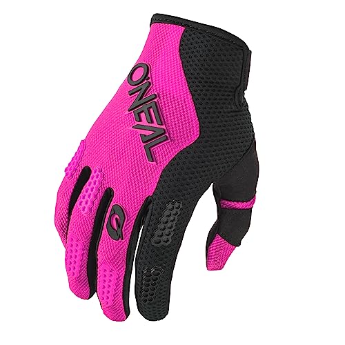 O'NEAL | Fahrrad- & Motocross-Handschuhe | MX MTB FR Downhill | Passform, Luftdurchlässiges Material | Elements Women Glove RACEWEAR V.24 | Erwachsene | Schwarz Pink | Größe S