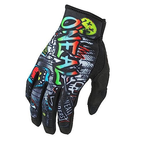 O'NEAL | Fahrrad- & Motocross-Handschuhe | MX MTB FR Downhill | Passform, Luftdurchlässiges Material | Mayhem Glove Rancid V.24 | Erwachsene | Schwarz Weiß | Größe M