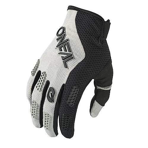 O'NEAL | Fahrrad- & Motocross-Handschuhe | MX MTB FR Downhill | Passform, Luftdurchlässiges Material | Element Glove RACEWEAR V.24 | Erwachsene | Schwarz Grau | Größe M