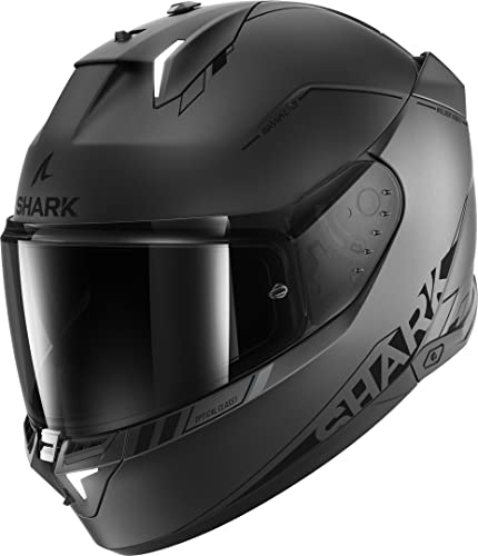 SHARK, Integraler Motorradhelm SKWAL i3 BLANK SP Grey / Black AKS, S