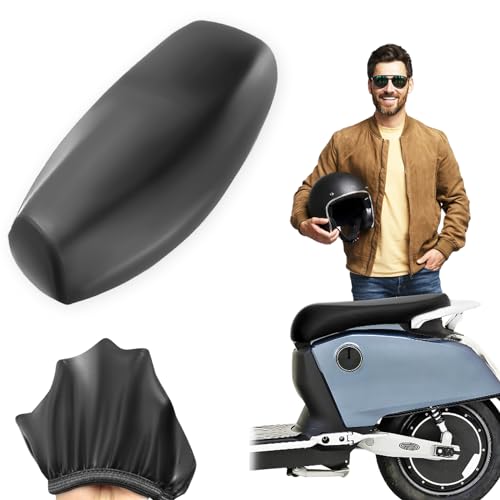 Motorrad Sitzbankbezug Leder,Motorrad Sitzbezug Wasserdicht,Universal Motorrad Sitzbezüge, Motorrad Roller Moped Sitzbezug, Sitzbank Abdeckung für die meisten Arten von Motorrädern und Rollern