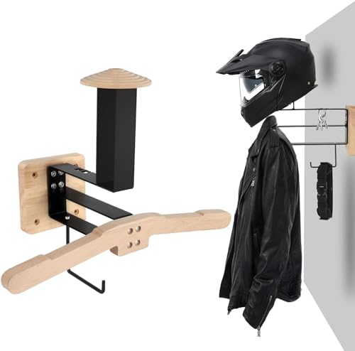 Motorradhelm Halterung Wand,Helm Halterung Wand für Taktische Weste Platte Träger Helmhalterung,Motorrad Garderobe,Mehrzweck-Wandhalterung für Motorrad-, Fußball- und Radsportausrüstung