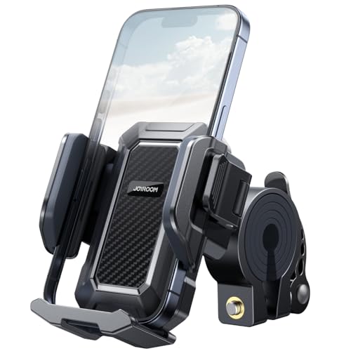 JOYROOM 2024 Handyhalterung Fahrrad 【Ultra-Stable】【Camera Friendly】 Handyhalter Motorrad Handy Halterung Lenker für iPhone 15 14 13 12 Pro Max Plus, Samsung S24 S23, Smartphone 4.7''-7''