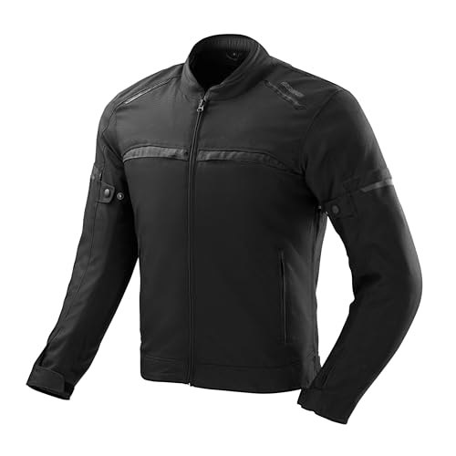 OZONE MOTO Neo Motorradjacke Herren | Textil | Ellbogen und Schulterprotektoren Stufe 1 | Rückenprotektortasche | Abnehmbar Thermofutter | 3 Belüftungskanäle