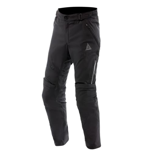 Dainese - Drake 2 Air Tex Pants, Stoff-Motorradhose, Stretch, mit Protektoren, Mann, Schwarz/Schwarz, 48