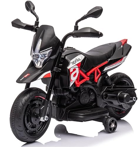 Playhouse Kinder Elektro Motorrad Aprilia DORSODURO, Kinderauto Kinderfahrzeug (rot)