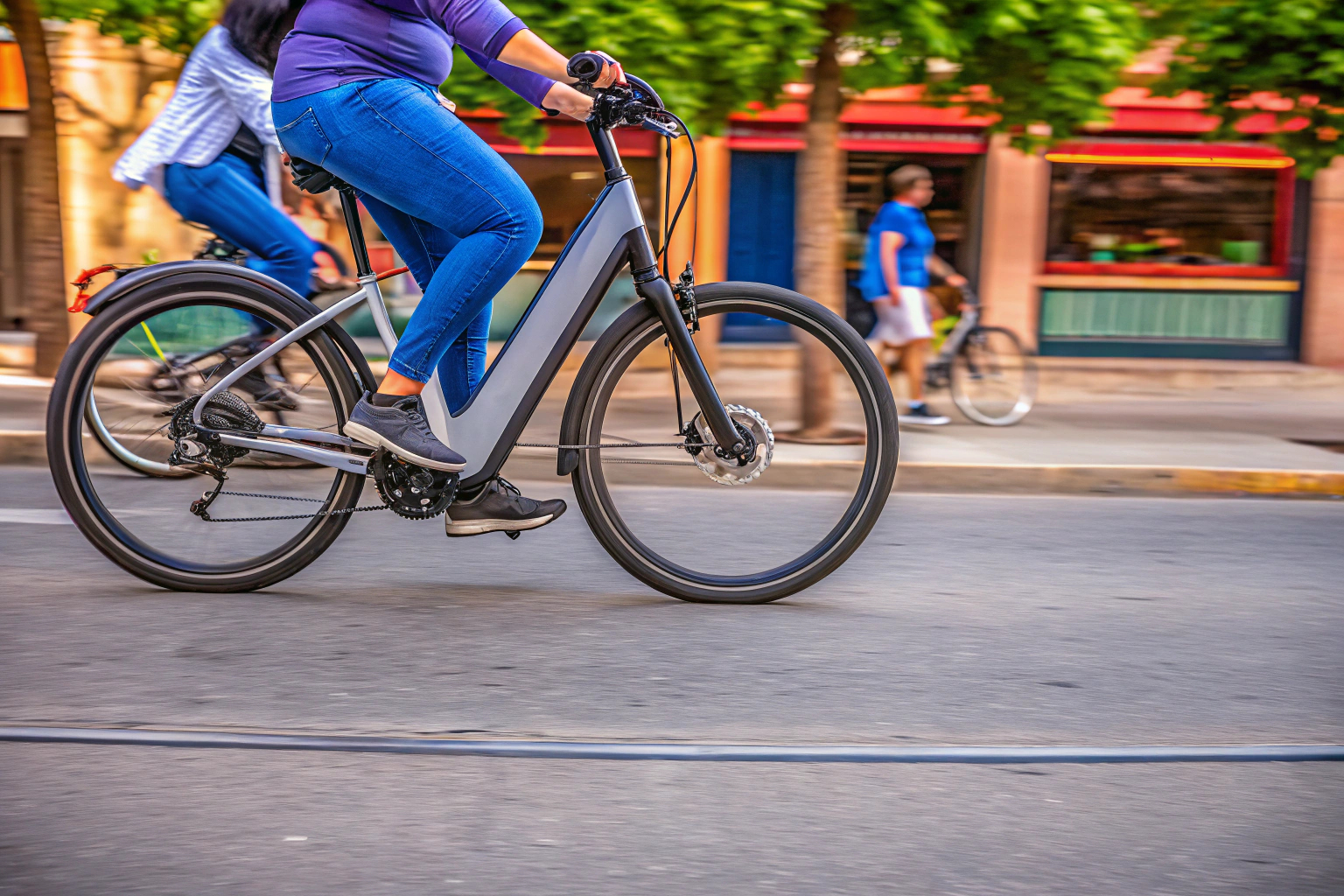 E-Bike in der Stadt