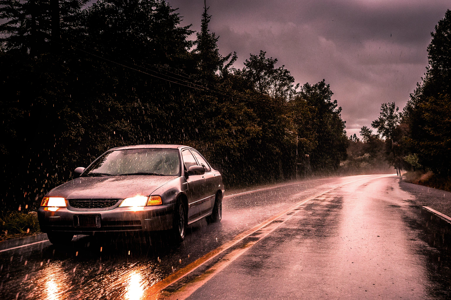 Sicheres Fahren im Regen