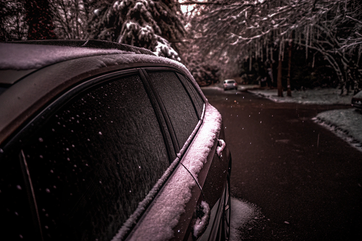 Auto im Schnee