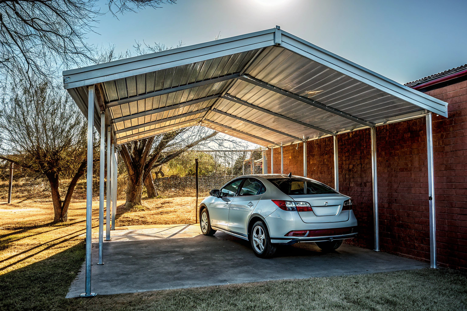 Metall-Carport