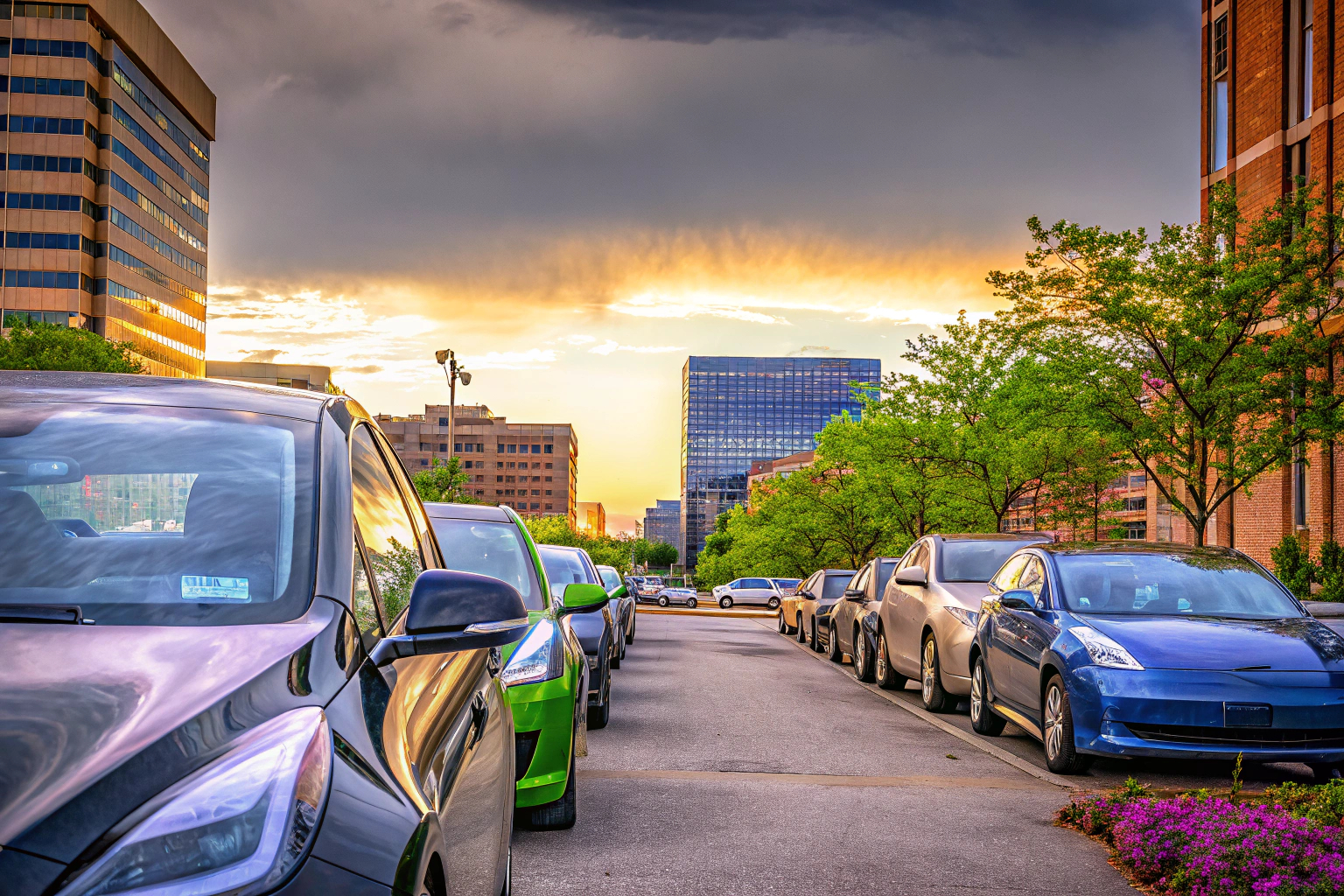 Carsharing-Flotte mit Elektroautos