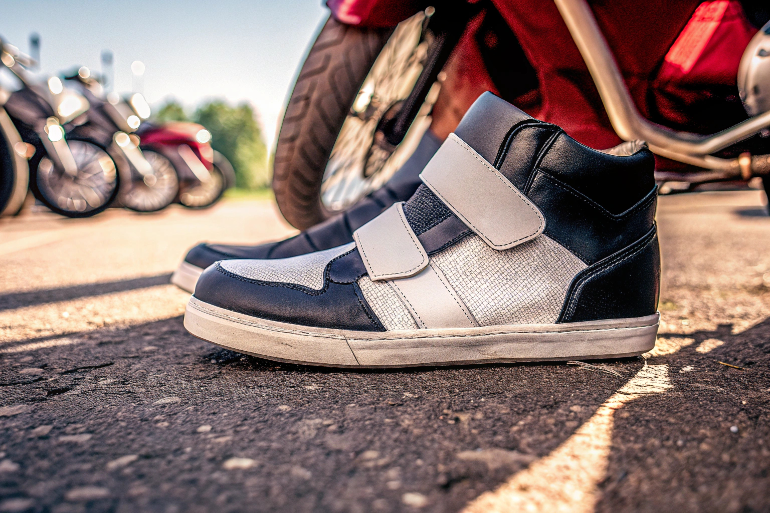 Motorradschuhe im Sneaker-Design