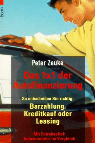 Das Einmaleins der Autofinanzierung