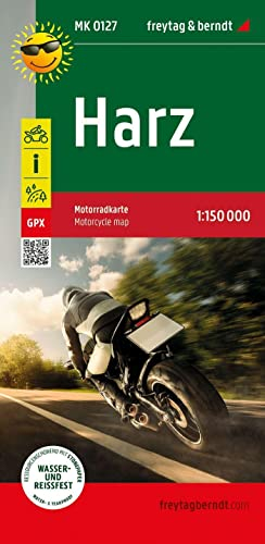 Harz, Motorradkarte 1:150.000