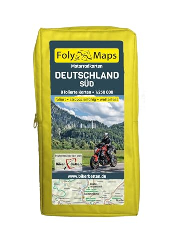 FolyMaps Motorradkarten Deutschland Süd