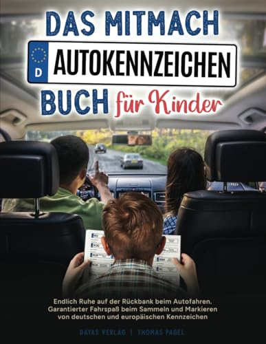 Das Mitmach-Autokennzeichen Buch für Kinder