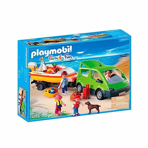 PLAYMOBIL 4144 Familyvan mit Bootsanhänger