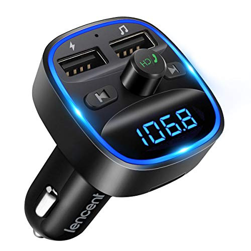 LENCENT Bluetooth FM Transmitter Auto