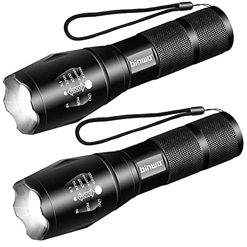 BINWO LED Taschenlampe 2000 Lumen