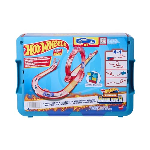 Hot Wheels Trackset, Trackset im Feuer-Design Fahrzeug