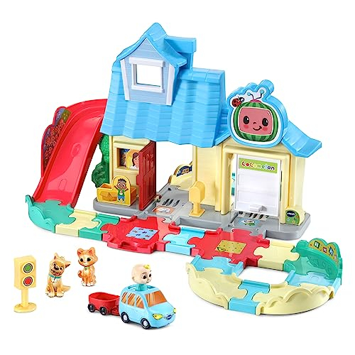 VTech Tut Tut Baby Flitzer - CoComelon JJs Spielhaus Schienenset