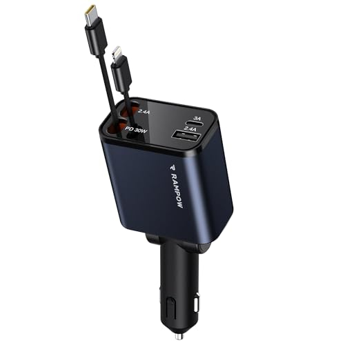 RAMPOW Zigarettenanzünder USB C