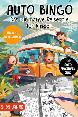 Auto Bingo: Das ultimative Reisespiel für Kinder