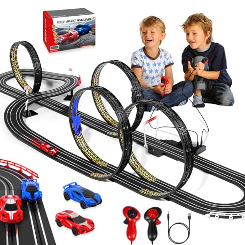 Rennstrecken Elektrische Slot Car Rennbahn Set